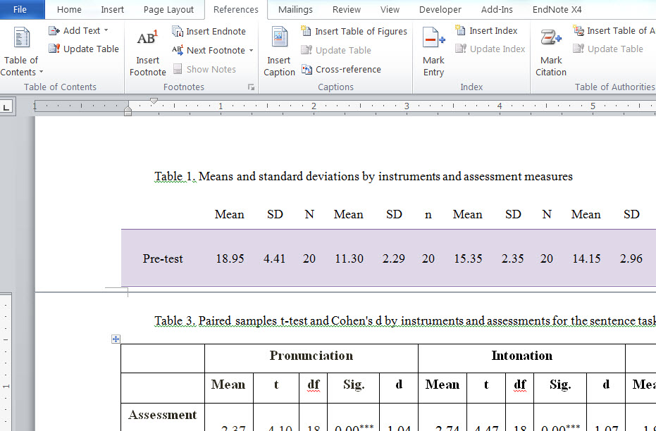 updating figure numbers in word for mac